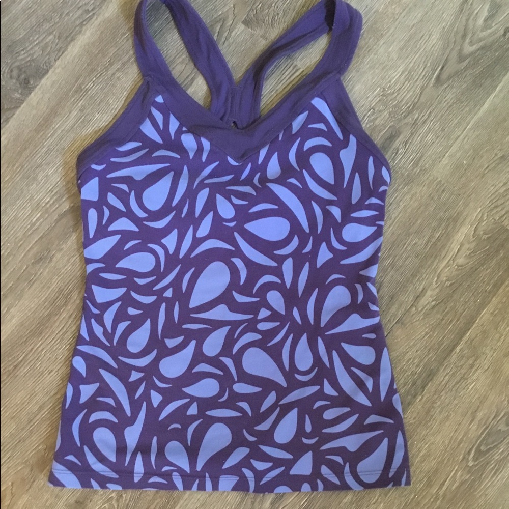 Lucy blue/purple yoga/athletic top